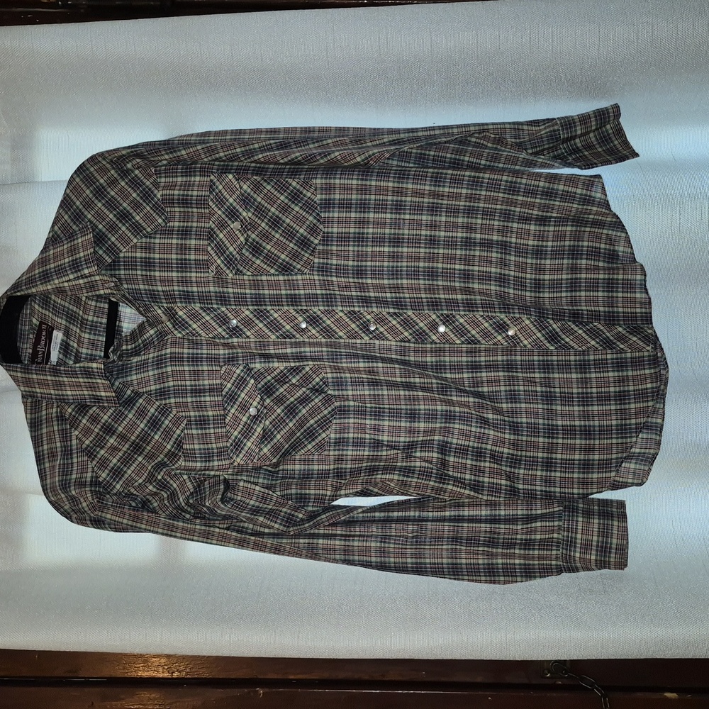 Men's Plaid Casual Button Down Shirt